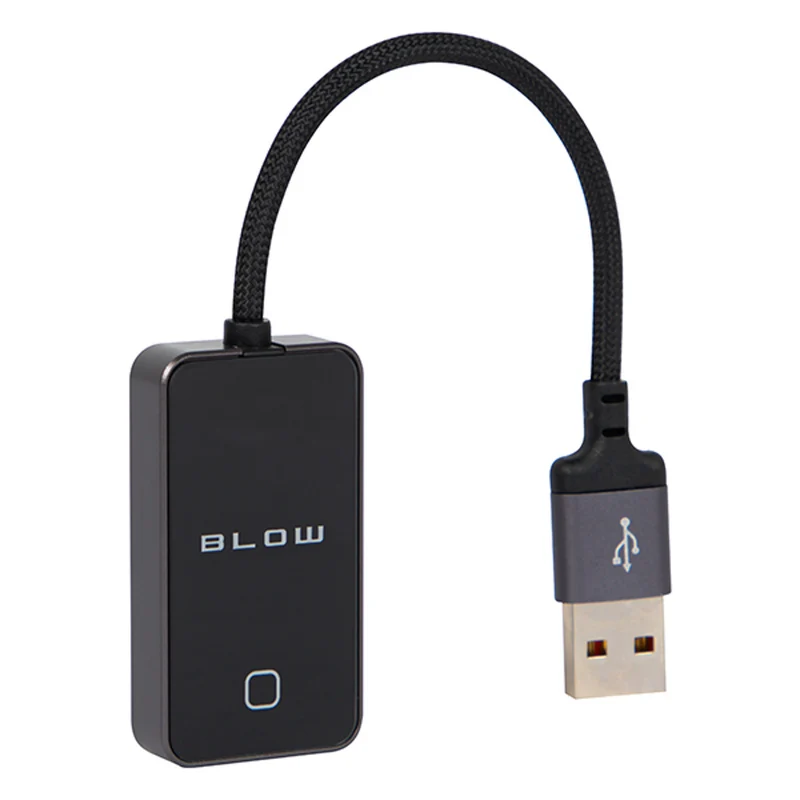 Universell CarPlay-/Android Auto-adapter från Blow, Bluetooth 5.0, effektförbrukning 0,75 W, Plug & Play, 78-429
