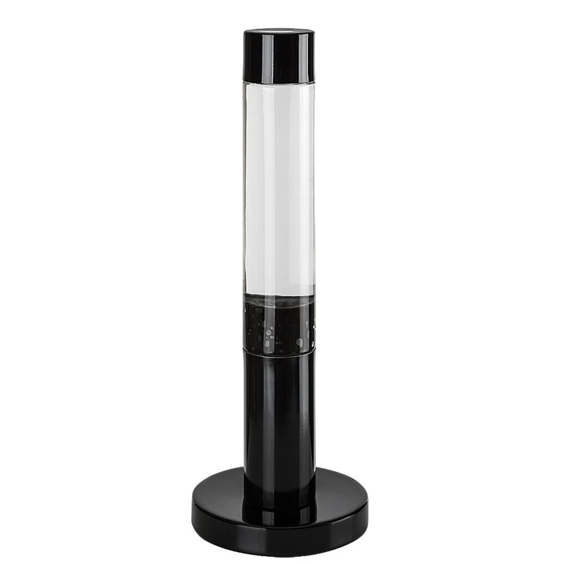 LED-lavalampe Rabalux, effekt 25 W, 3000 K, svart vax, Lavastic