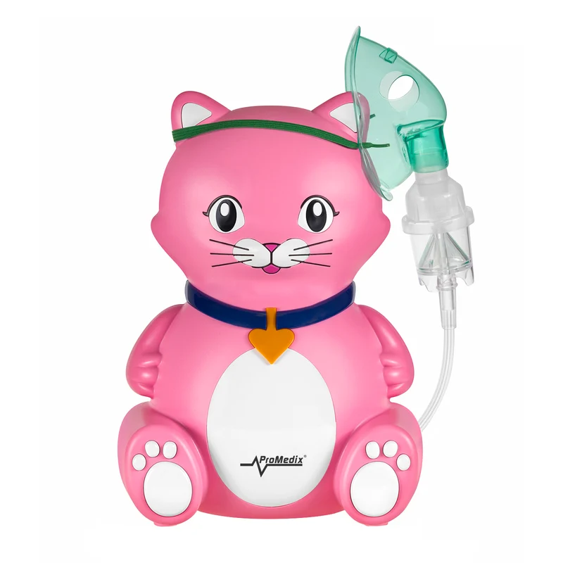 Inhalator för babykatt Promedix PR-816, set nebulisator, masker, filter