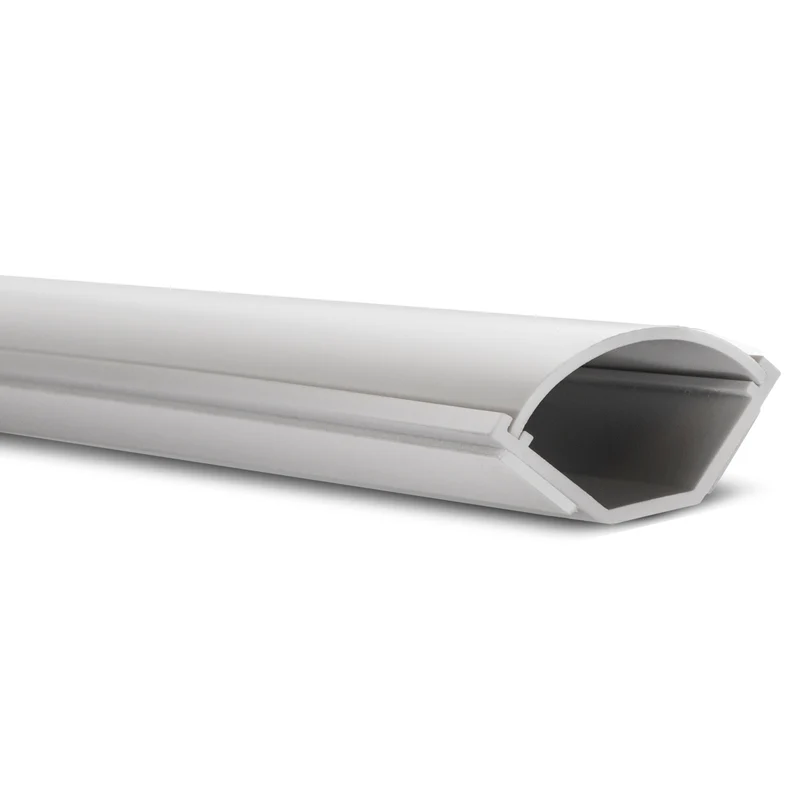 Vit kabelarrangör med tejp 1,5 m 43 * 23MM Maclean MCTV-575