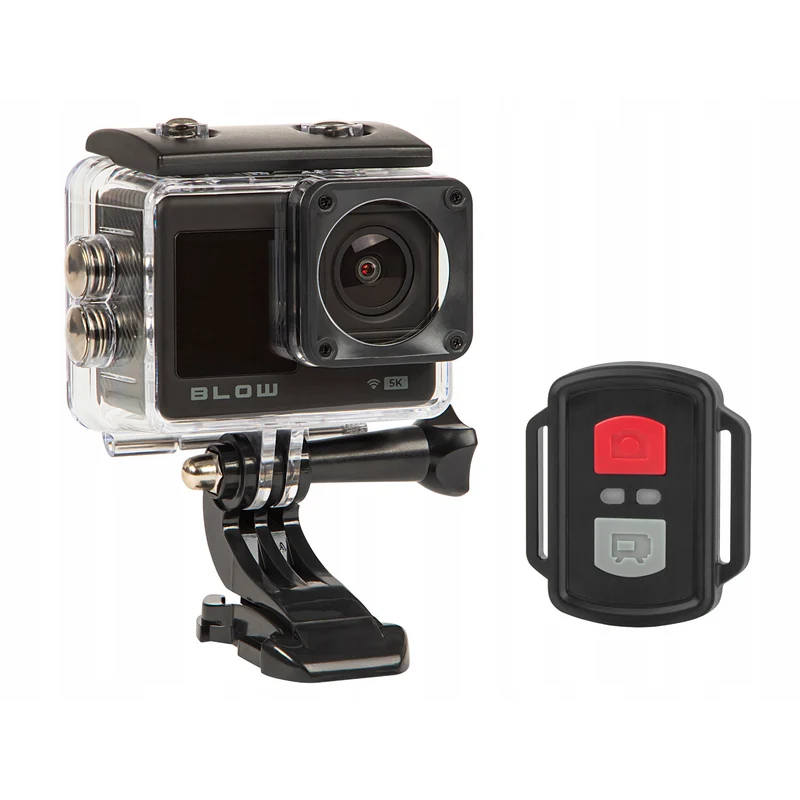Pro4U 5K Blow-sportkamera, 5K Ultra HD-kvalitet, 20 megapixlar, vidvinkelobjektiv 160°, vattentät, fjärrkontroll, 78-568#