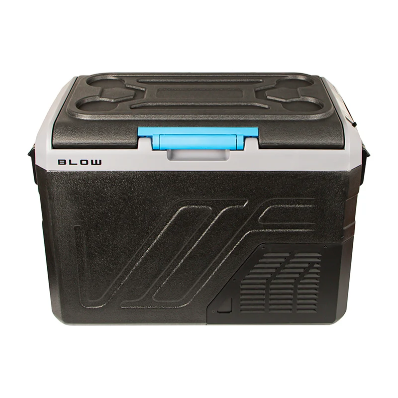Blow kompressordriven bilkylbox för fritidsbruk, volym 35 liter, pekskärmskontrollpanel, 12 V, 24 V och 230 V, USB-C-uttag, 44-208#