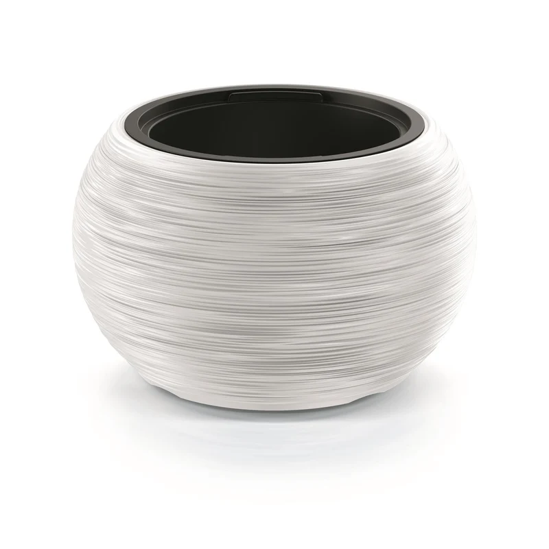 Prosperplast Furu Bowl DBFUK440-S449 Oval Blomkruka Med Insats - Vit