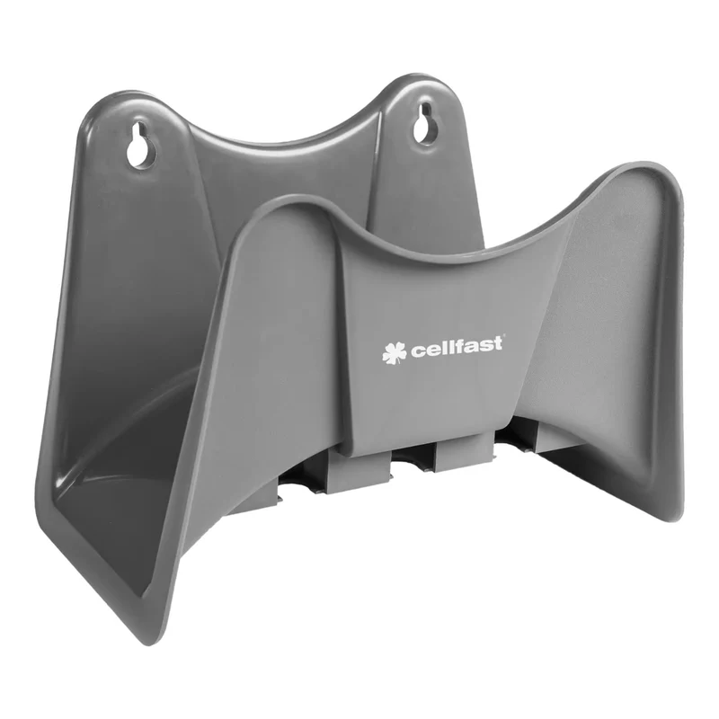 Cellfast Quattro trädgårdsslang 1/2" 25 m + Cellfast slanghållare, grå + set med Cellfast Basic rak sprinkler 1/2"