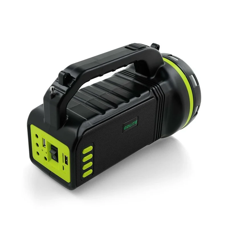 Verna multifunktionell solcellslampa, 6in1, powerbank, solpanel, lampa, LED-lampor, högtalare+radio, Tur000008