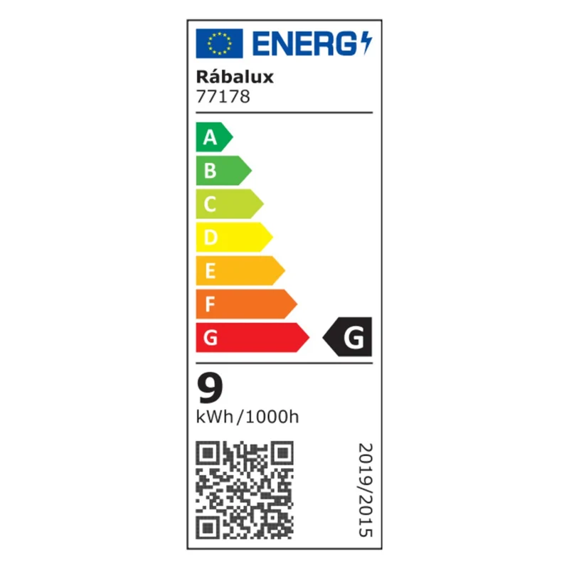 Rabalux Gerla utomhusvägglampa, vit, LED 9 W, IP54, 3000 K, 77178