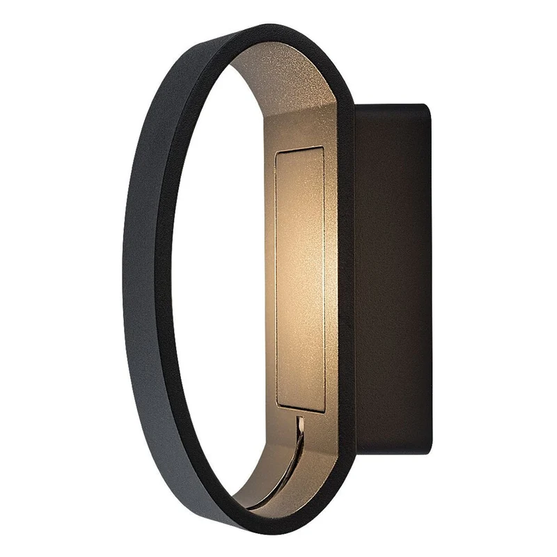 Rabalux Gerla utomhusvägglampa, antracit, LED 9 W, IP54, 3000 K, 77179