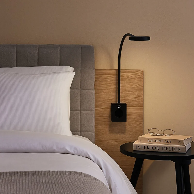 Rabalux Tivro vägglampa, LED 4 W, svart, IP20, 3 färgtemperaturer: 3000, 4000, 6000, 71284