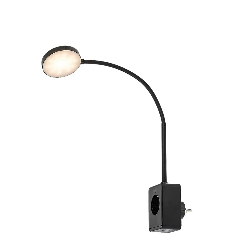 Rabalux Tivro vägglampa, LED 4 W, svart, IP20, 3 färgtemperaturer: 3000, 4000, 6000, 71284