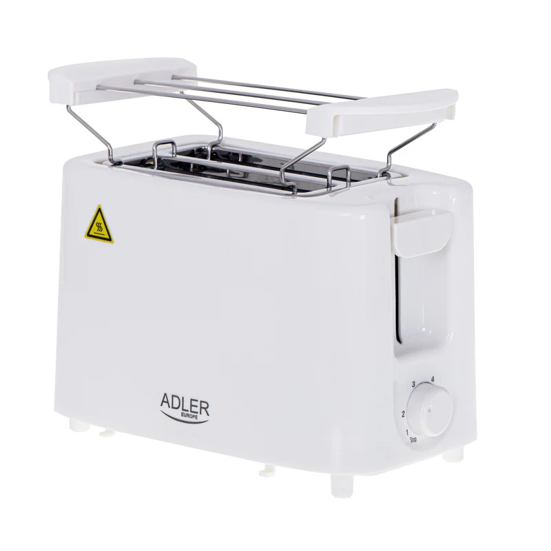 Adler brödrost, 6 inställningsnivåer, brödrost, 900W, vit, AD 3223