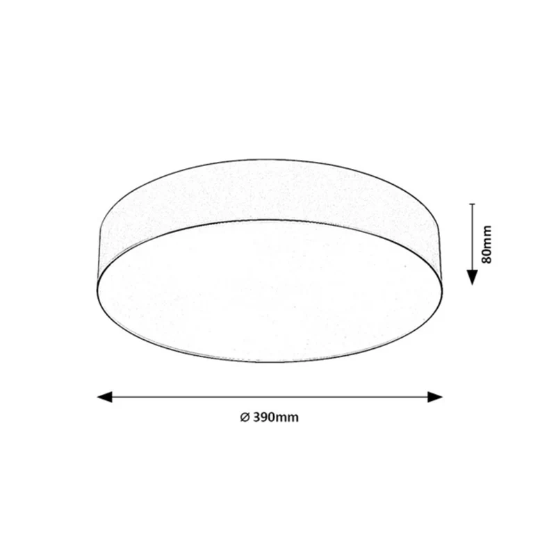 Rabalix Dolen-lampa, svart, 3x E27, max 9 W, IP43, 75066