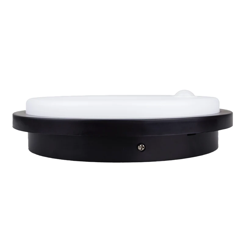 LED-lampa med rörelsesensor Maclean, PIR-sensor, svart, 10 W, IP65, 1000 lm, neutral färg, MCE525 B