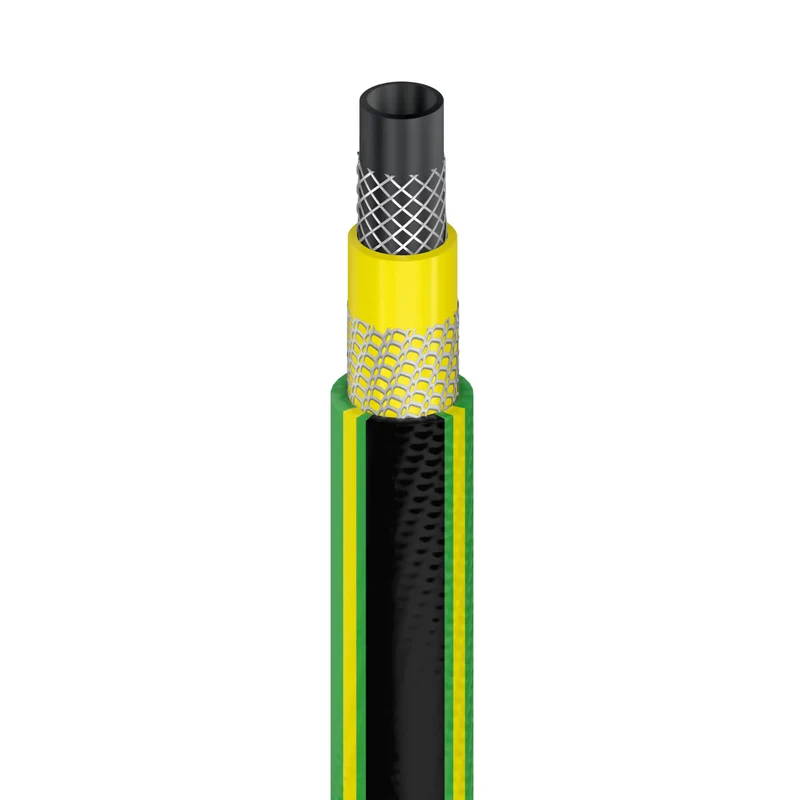 Slangvagn Cellfast Aluplus 1/2" 60 m + trädgårdsslang Cellfast Green ATS2 1/2" 25 m + set med rak sprinkler Cellfast Basic 1/2"