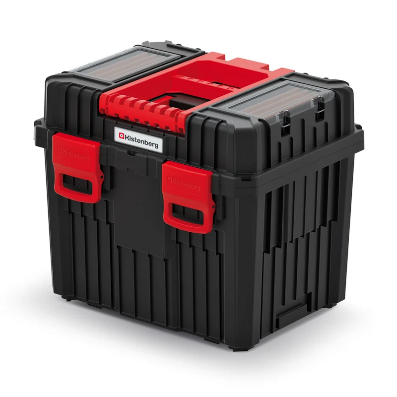 Kistenberg Heavy KHVW Verktygslåda Cart 3in1 Mobile Storage Tower System Med Hjulset Handtag Stabil Verkstadsgarage