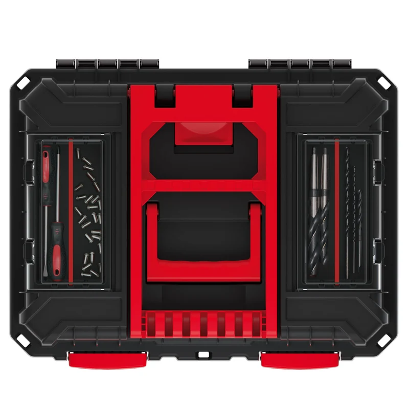 Kistenberg Heavy KHVW Verktygslåda Cart 3in1 Mobile Storage Tower System Med Hjulset Handtag Stabil Verkstadsgarage