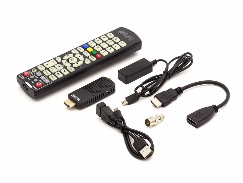 DVB-T/T2 H.265 Hdmi-mottagare med display mini Wiwa idealisk för mottagning av den nya DVB T2-signalen.