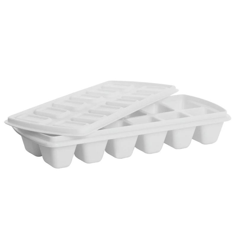 Form för isbitar i Plast Team-frysen, vit