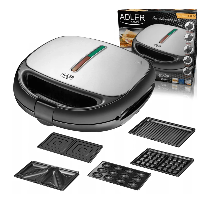 Multifunktionell brödrost Adler AD 3040 1200W 5 funktioner