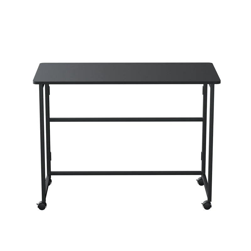 Maclean fällbart bord skrivbord, svart, mobil, skiva 100x50cm, max. 50kg, MC-1250 B
