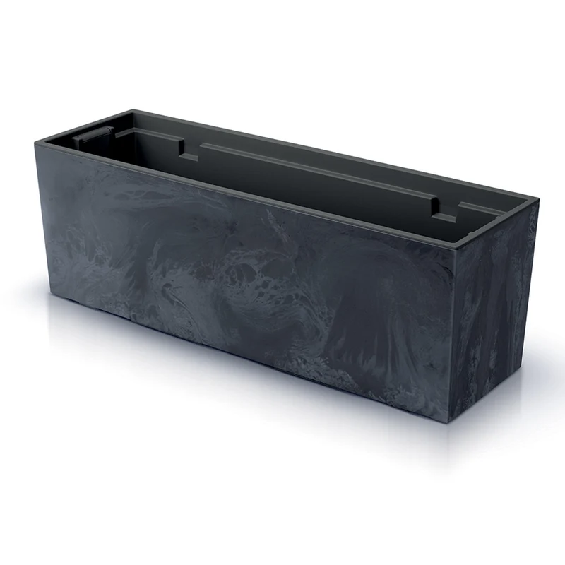 Prosperplast URBI CASE BETON EFFECT blomkruka - antracit