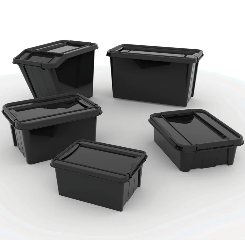 Plast Team 27770801 Behållare med lock PlastTeam ProBox Recycle QR 14L