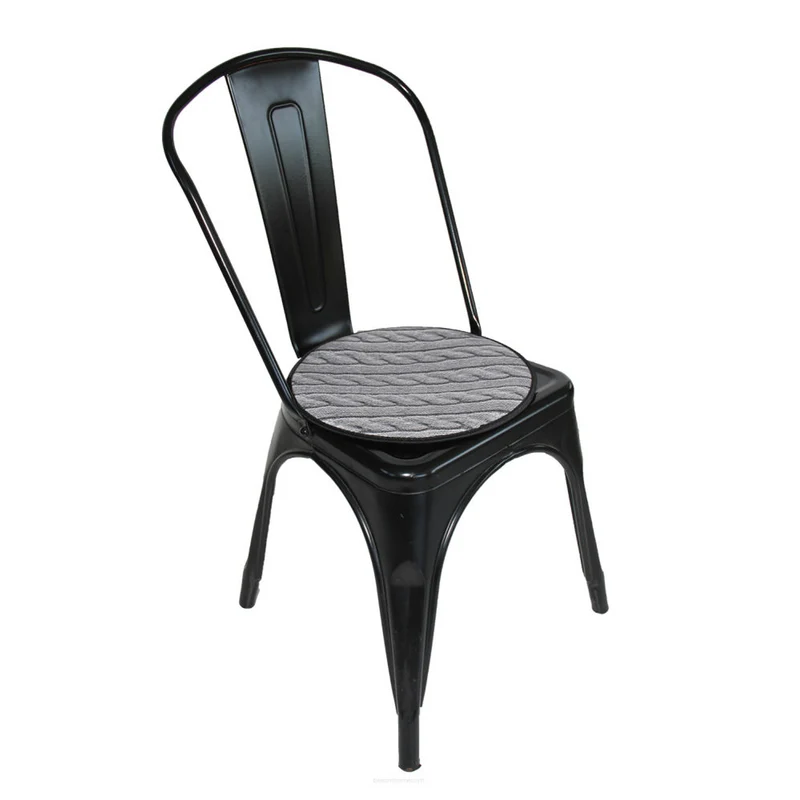 Bertoni stolsdyna, dekorativ, filt, 35 cm, rutig, EE0064