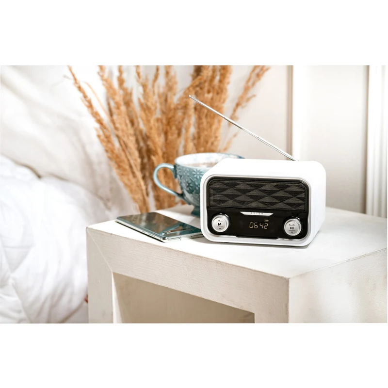 Radio FM Bluetooth 1800 mAh SD USB MP3 AUX LCD Adler AD 1185