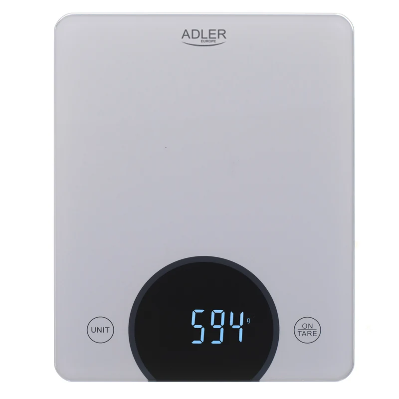 Adler AD 3173s Köksvåg upp till 10 kg LED Mått 20 x 16 cm