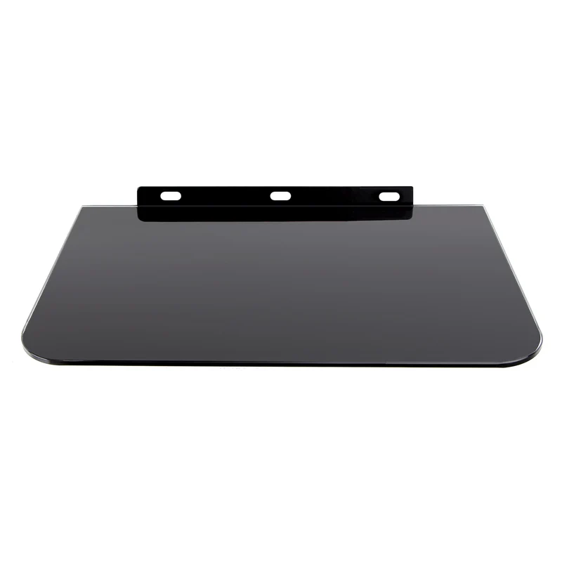 Maclean DVD-hylla, max. 10kg, glas, MC-738, 2 st
