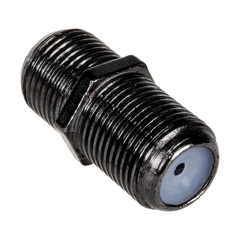 100x Maclean F-F cylinderkontakt, professionell övergång, kontakt svart nickel, MCTV-904
