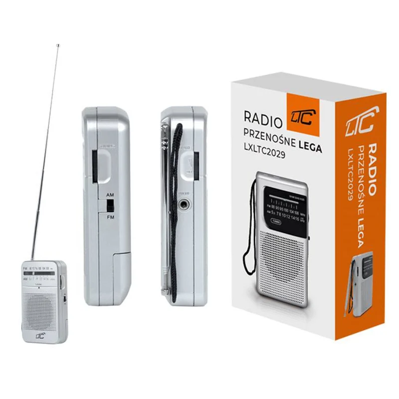 LTC Retro Lega bärbar radio med teleskopantenn