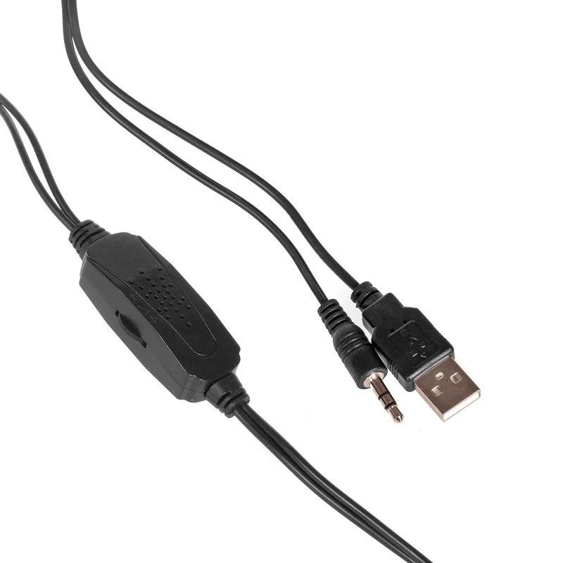 Audiocore AC865 Datorhögtalare Stereo USB Notebook Laptop 3.5mm Jack LED Backlight 6W