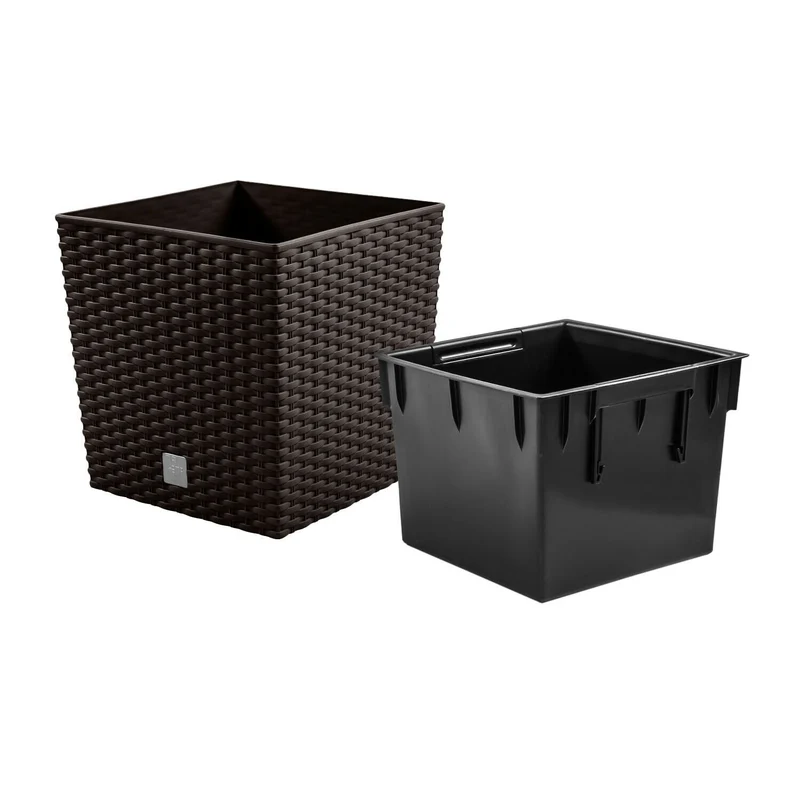Blomkruka med insats Rato Low DRTS400L-440U - mörkbrun