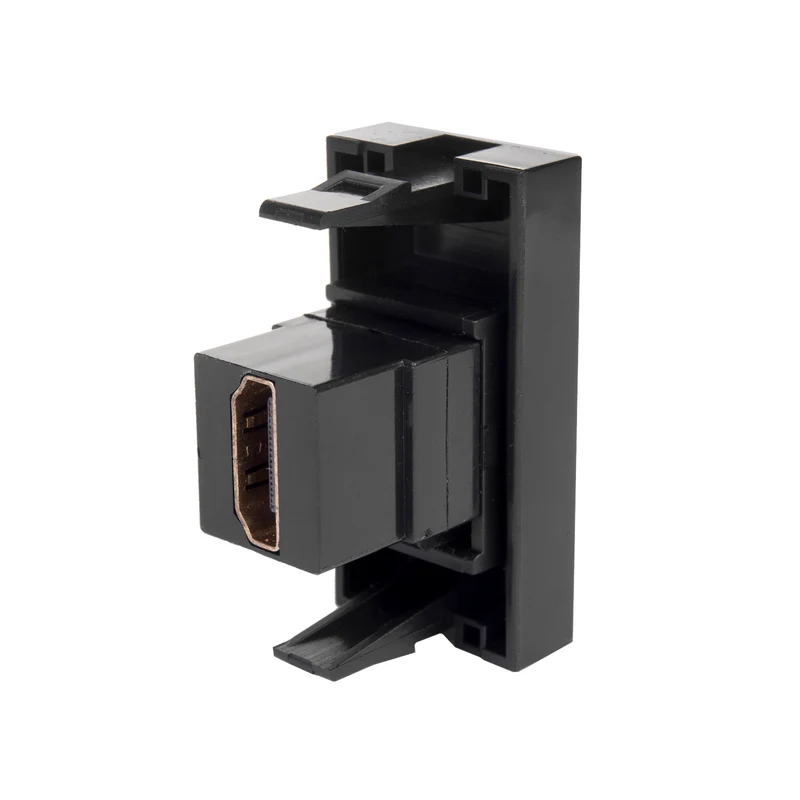 Maclean MCE720B HDMI-Uttag Modulärt Vägguttag Infällt Uttag Vägguttag Inbyggt Uttag Infälld Installation (HDMI Uttag, Svart)