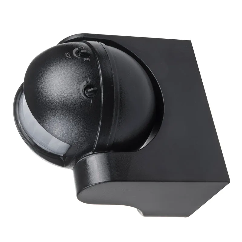 Maclean MCE358 Infraröd Rörelsesensor 180° PIR Rörelsesensor Med Skymningssensor Infraröd IP44 För Inomhus Och Utomhus Upp Till 12m Räckviddsbelastning 300/1200W