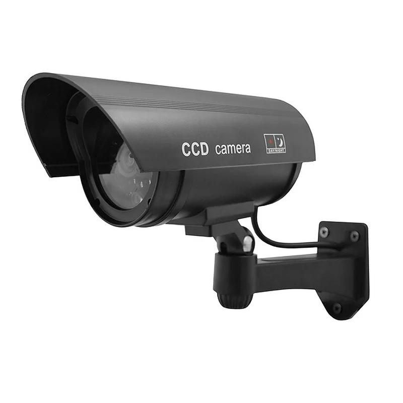 Dummy-kamera med blinkande LED IR1100 B IR utomhus, svart, 2 st
