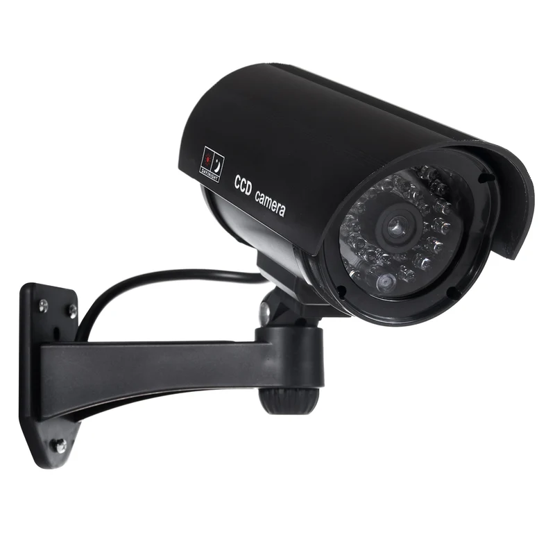 Dummy-kamera med blinkande LED IR1100 B IR utomhus, svart, 4 st