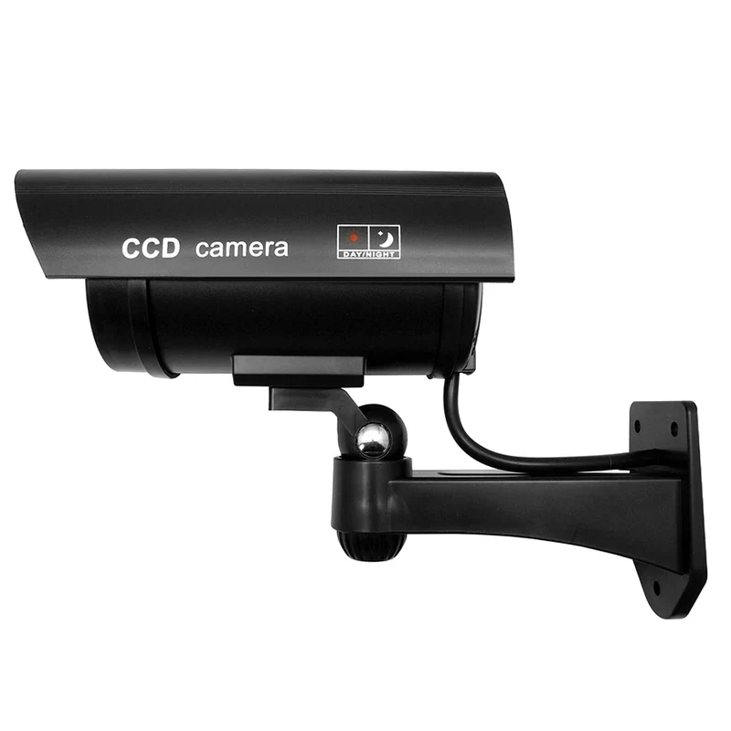 Dummy-kamera med blinkande LED IR1100 B IR utomhus, svart, 4 st