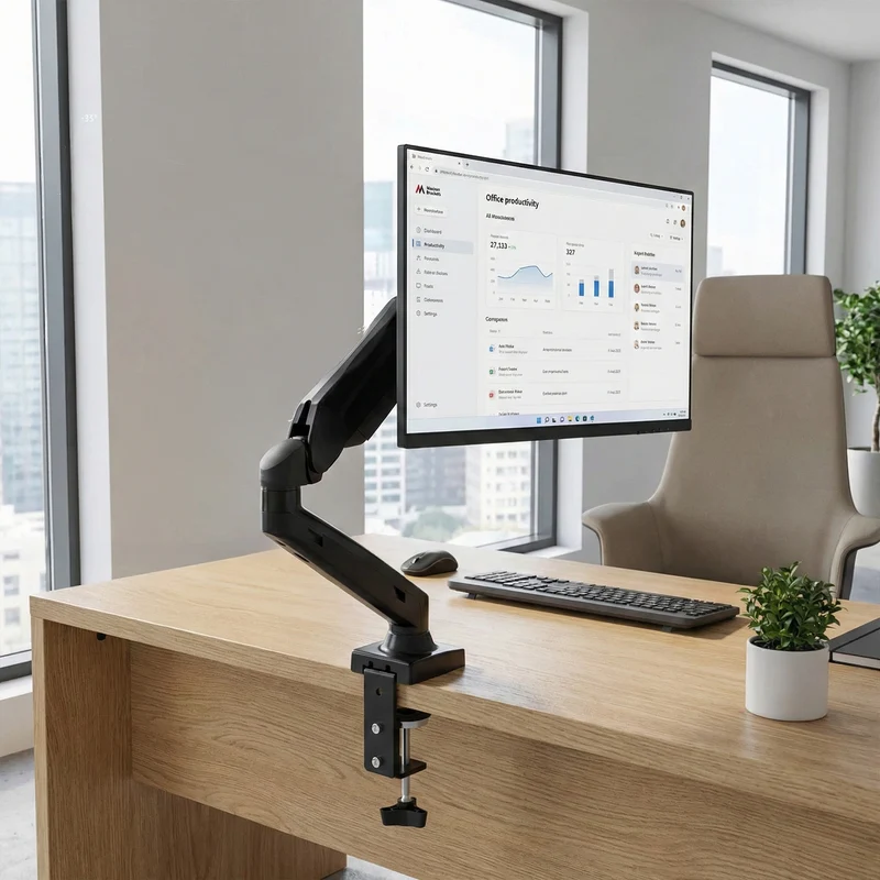 Monitorfäste svart Maclean MC-860 13"-27" 8kg