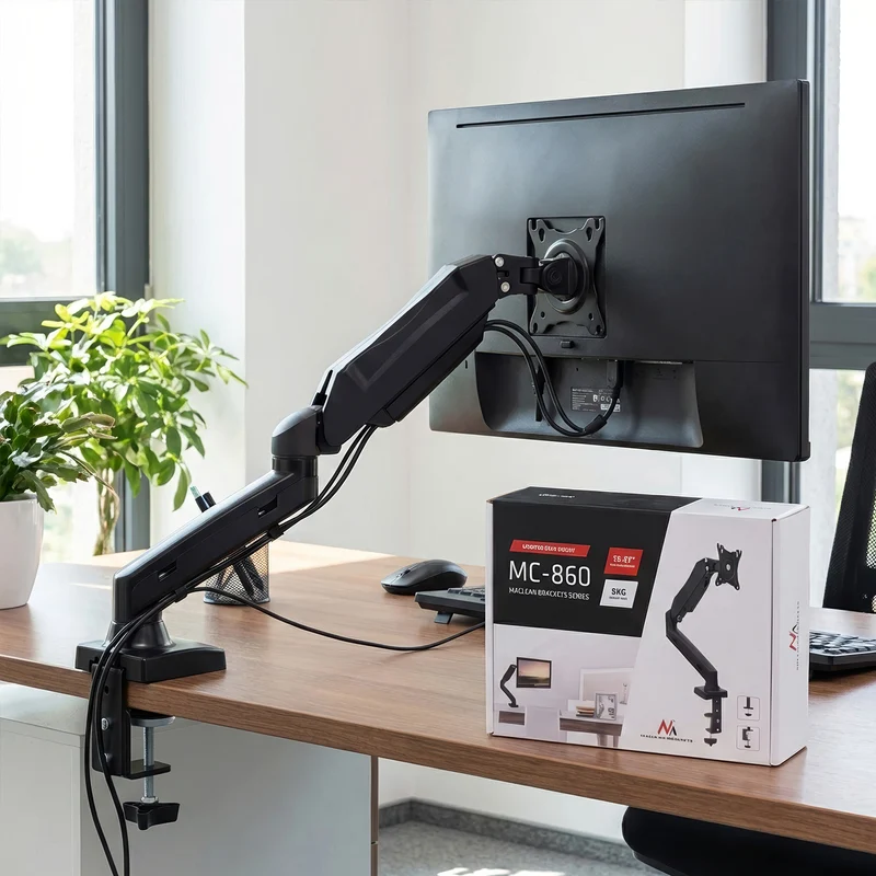 Monitorfäste svart Maclean MC-860 13"-27" 8kg