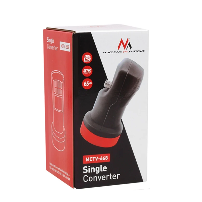 Converter Sat Single 4K NC+ Polsat MCTV-668 + F-kontakt