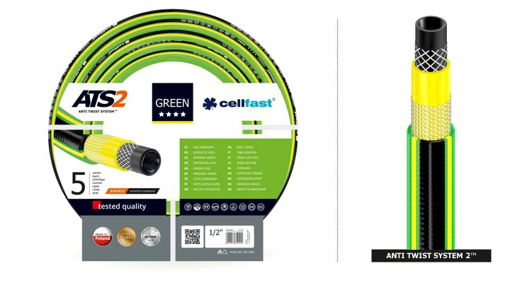 Cellfast Green 5-lagers trädgårdsslang ATS2 1/2" 50m