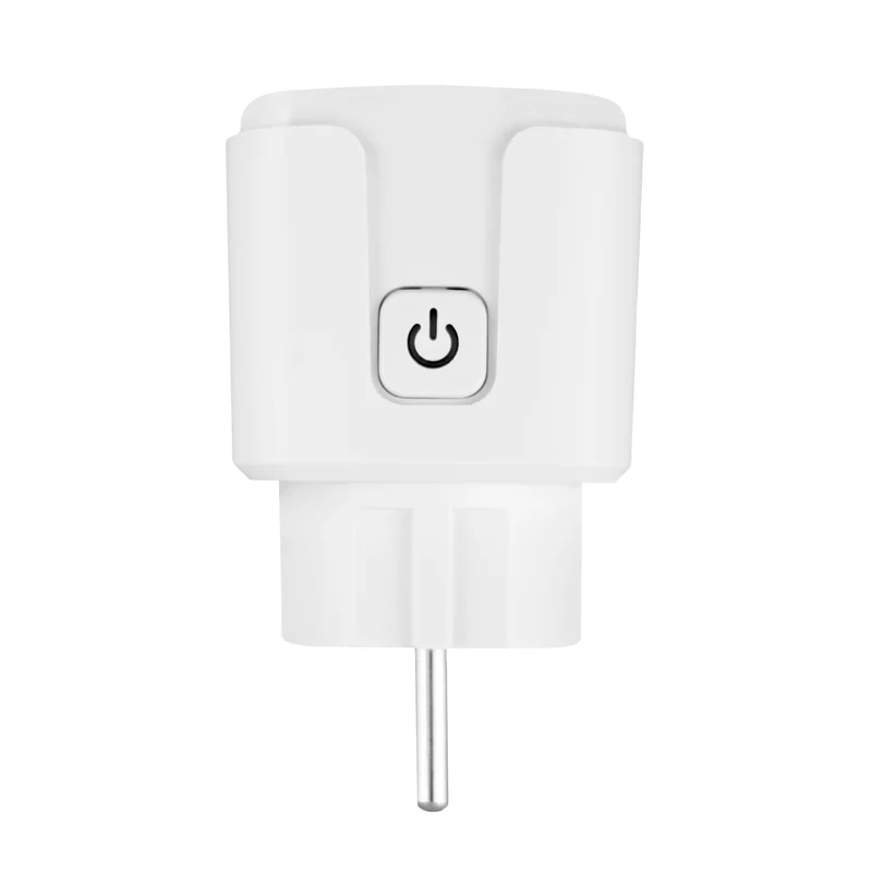 GreenBlue fjärrstyrt WiFi-uttag, Android/iOS/Alexa/Google Home, timer, effektmätare, max 16 A/3840 W, GB735 W, 3 stycken