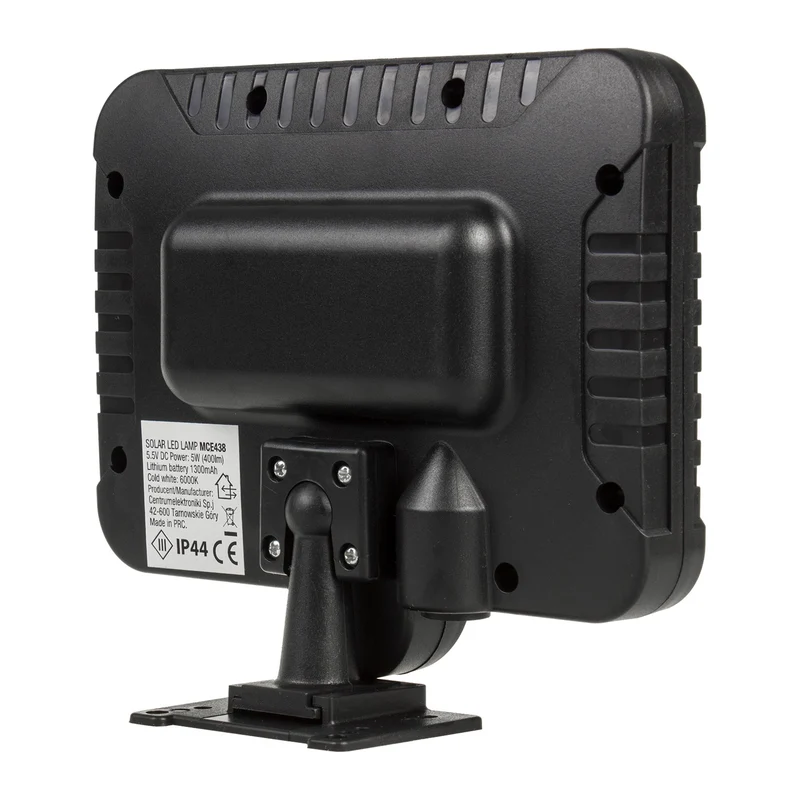 Solcellslampa med rörelsesensor Maclean, IP44, 5W, 400lm, 6000K, litiumbatteri 1300 mAh, 5,5V DC MCE438, 4 stycken