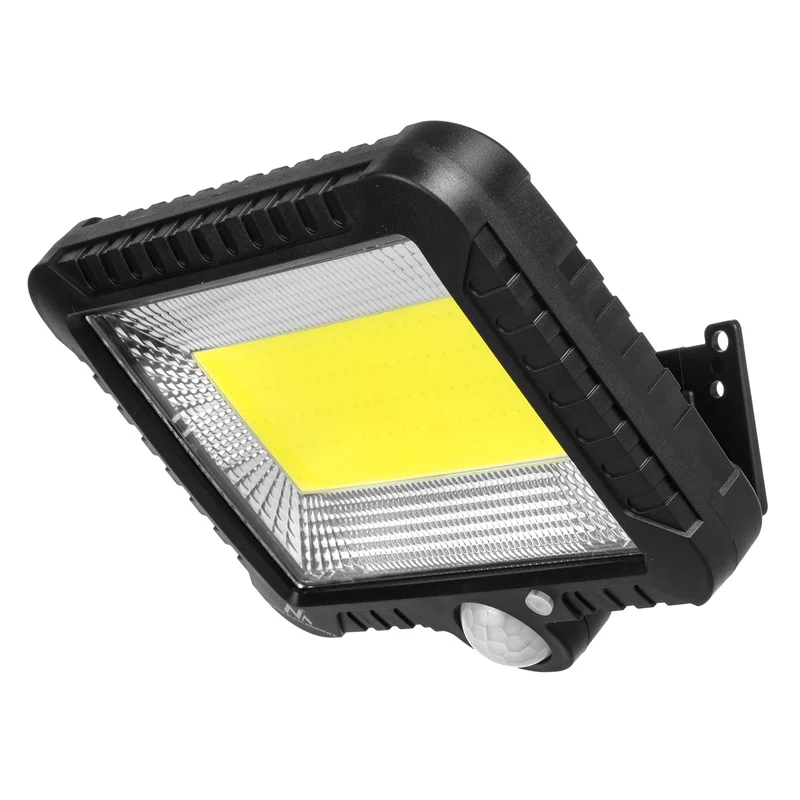 Solar LED-strålkastare med rörelsesensor Maclean, IP44, 5W, 400lm, 6000K, litiumbatteri 1300 mAh, 5,5V DC MCE438, 2 stycken