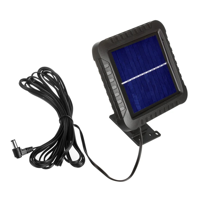 Solar LED-strålkastare med rörelsesensor Maclean, IP44, 5W, 400lm, 6000K, litiumbatteri 1300 mAh, 5,5V DC MCE438, 2 stycken