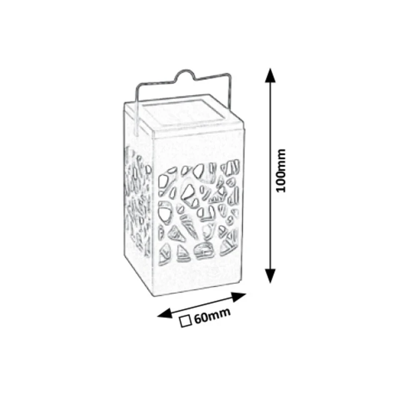 Mora solcellslampa, 1 lm, skyddsklass IP23, färg: svart, LED 0,07 W, 8948