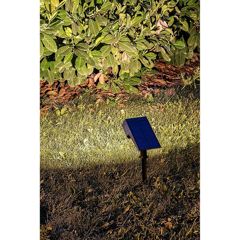 Rabalux Nantes solcellslampa, 50 LM IP65, svart, LED 0,5 W, 77088