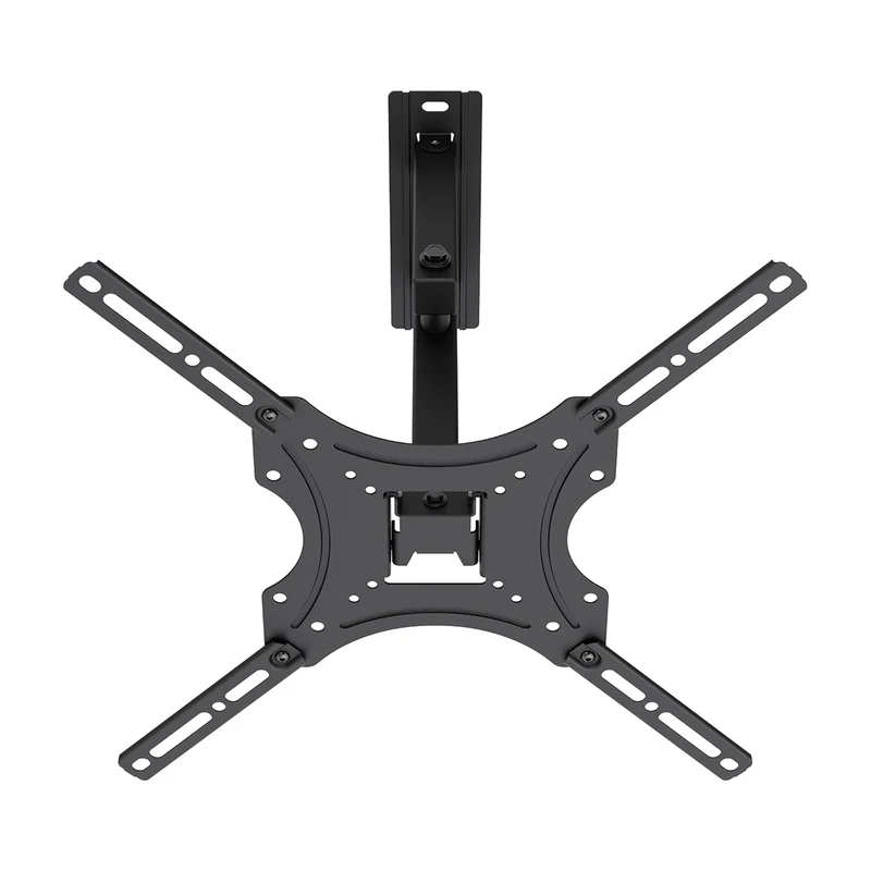 TV-fäste/hängare Maclean, max VESA 400x400, 32–55 tum, upp till 25 kg, svart, lutningsjustering 0°–-15° och vridning +90°–-90°, MC-190