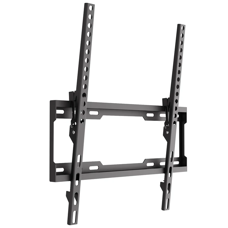 TV-fäste/hängare Maclean, max VESA 400x400, 32–75 tum, upp till 45 kg, svart, lutningsjustering 0°–-8°, MC-187